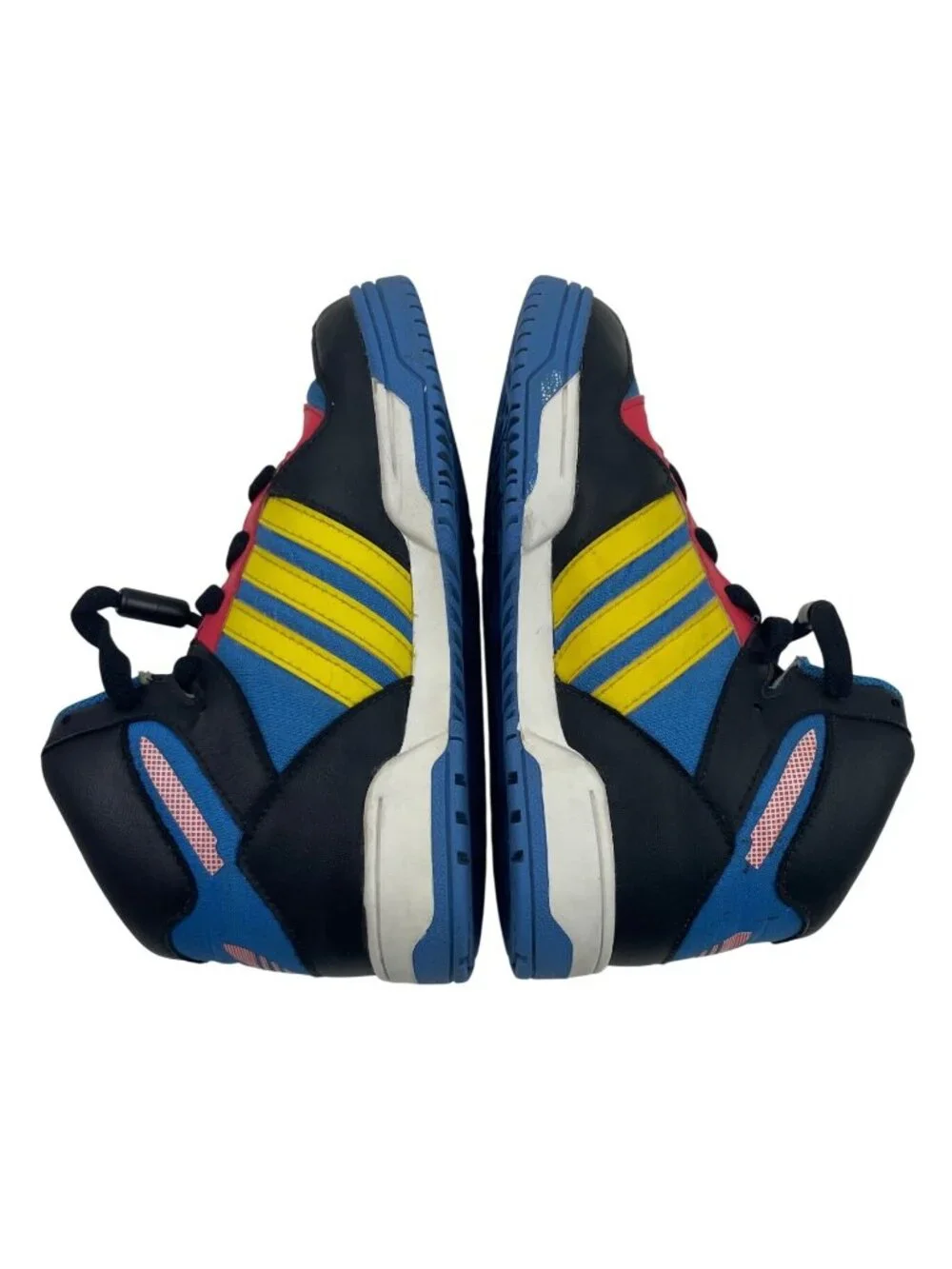 Adidas Hard Court Hi High-Top Shoes Multicolor Size 9.5 US Kids Retro Sneakers